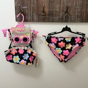 Swimsuit Size 12 Bmagical By Between 2 Piece swimsuit, sunglasses and bad NWT